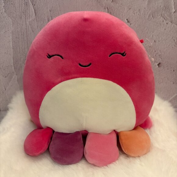 Octavia the Octopus 8" Squishmallow Pink Cream Purple (SKU: 239TO) - Picture 1 of 5
